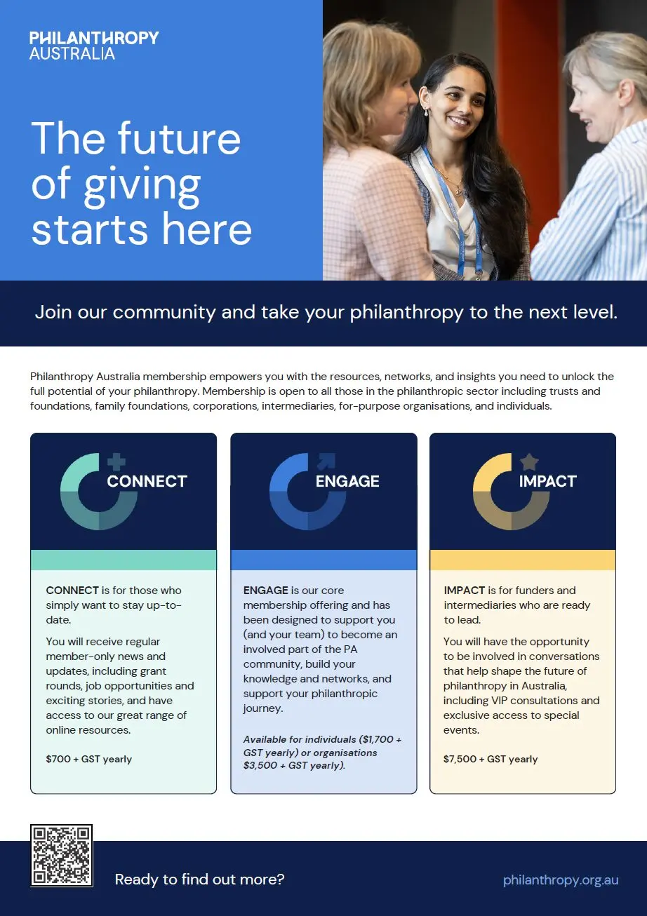 Member Benefits - Philanthropy Australia
