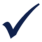 navy blue tick